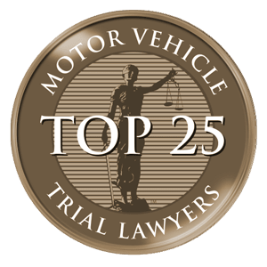 motor vehicle top 25 trial lawyers award